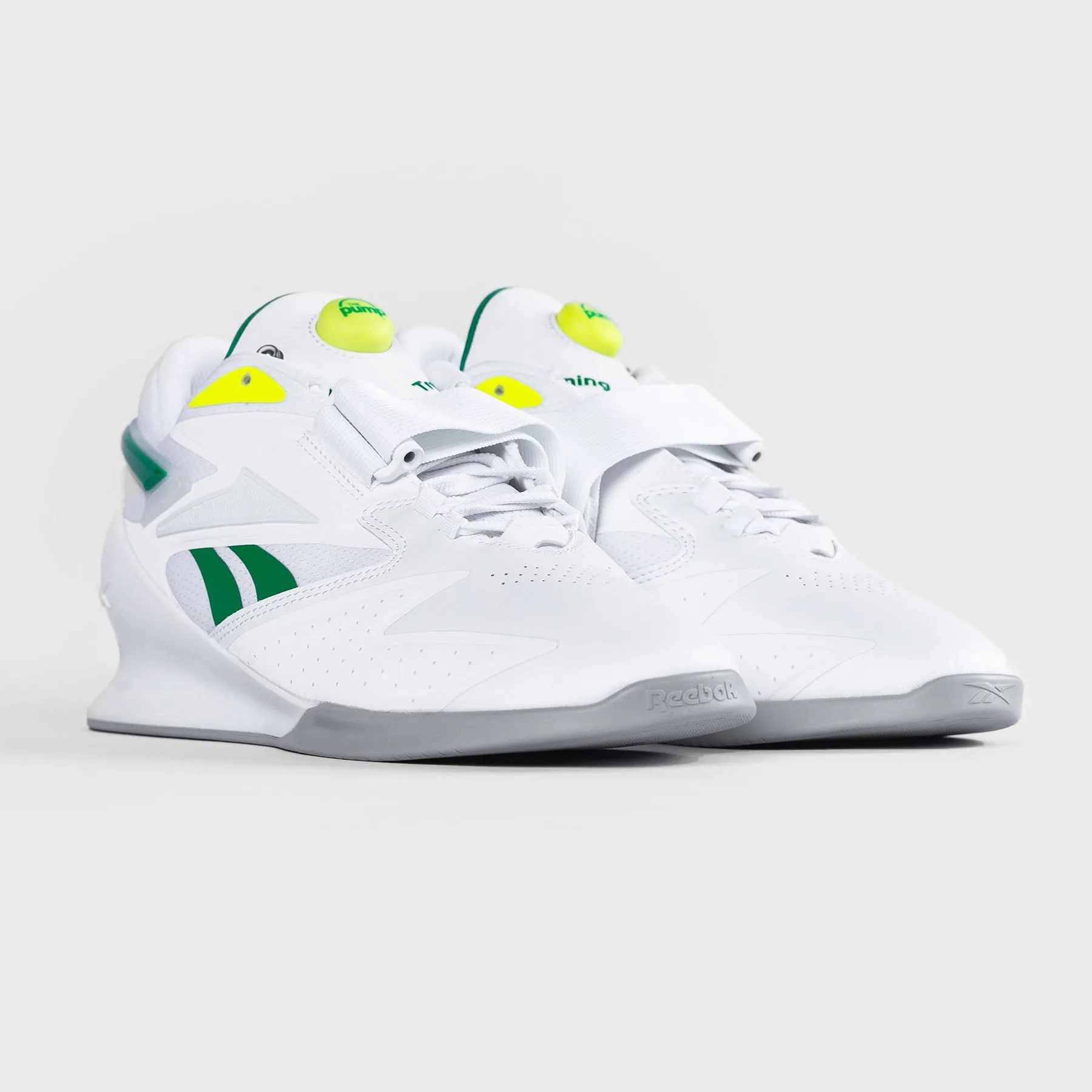 REEBOK - LEGACY LIFTER III - FTWR WHITE/GLEN GREEN/SOLAR ACID YELLOW