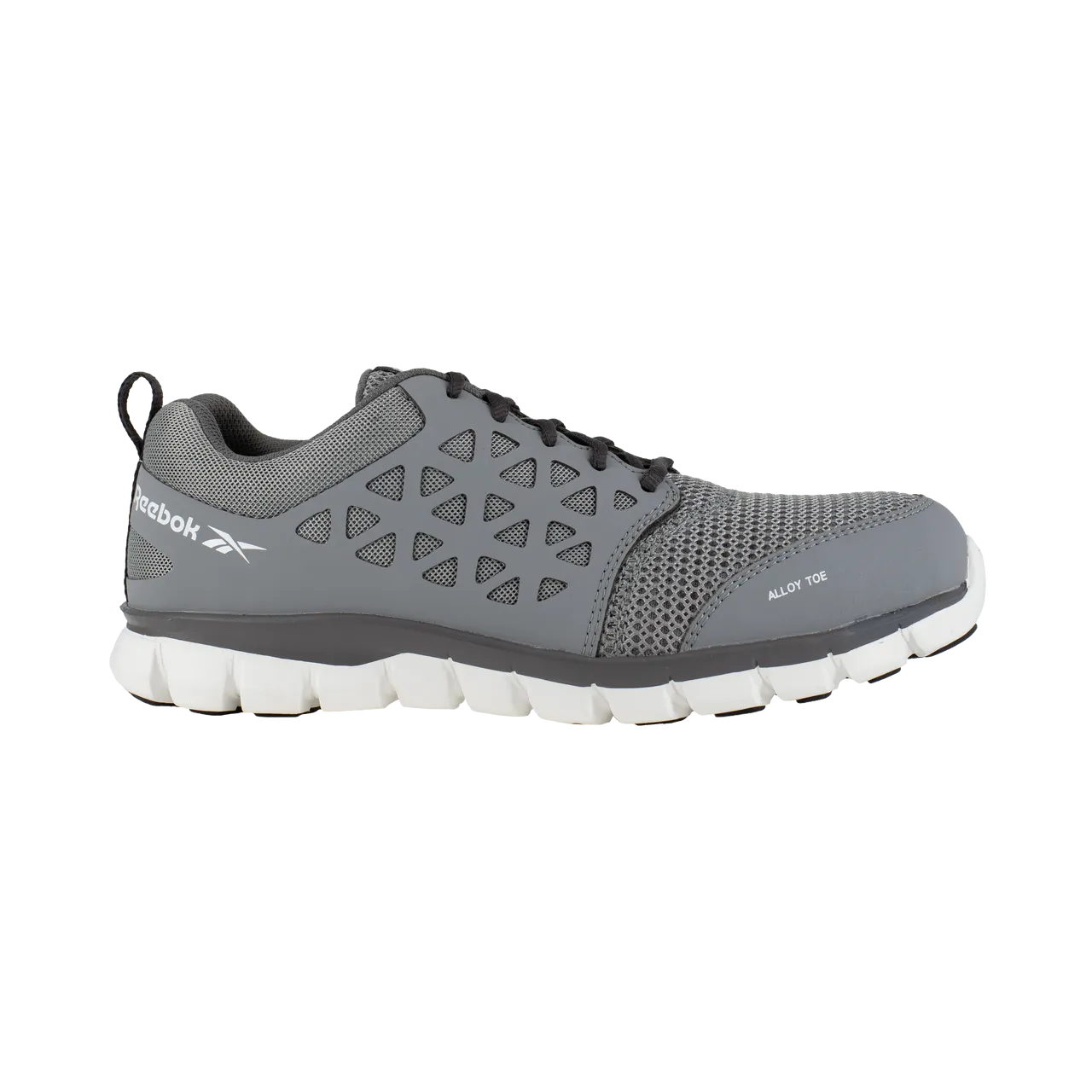 Reebok Work RB4042 Men's Sublite Alloy Safety Toe Cushion Athletic Shoe - Grey