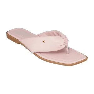 Reid Pink Flat Sandals