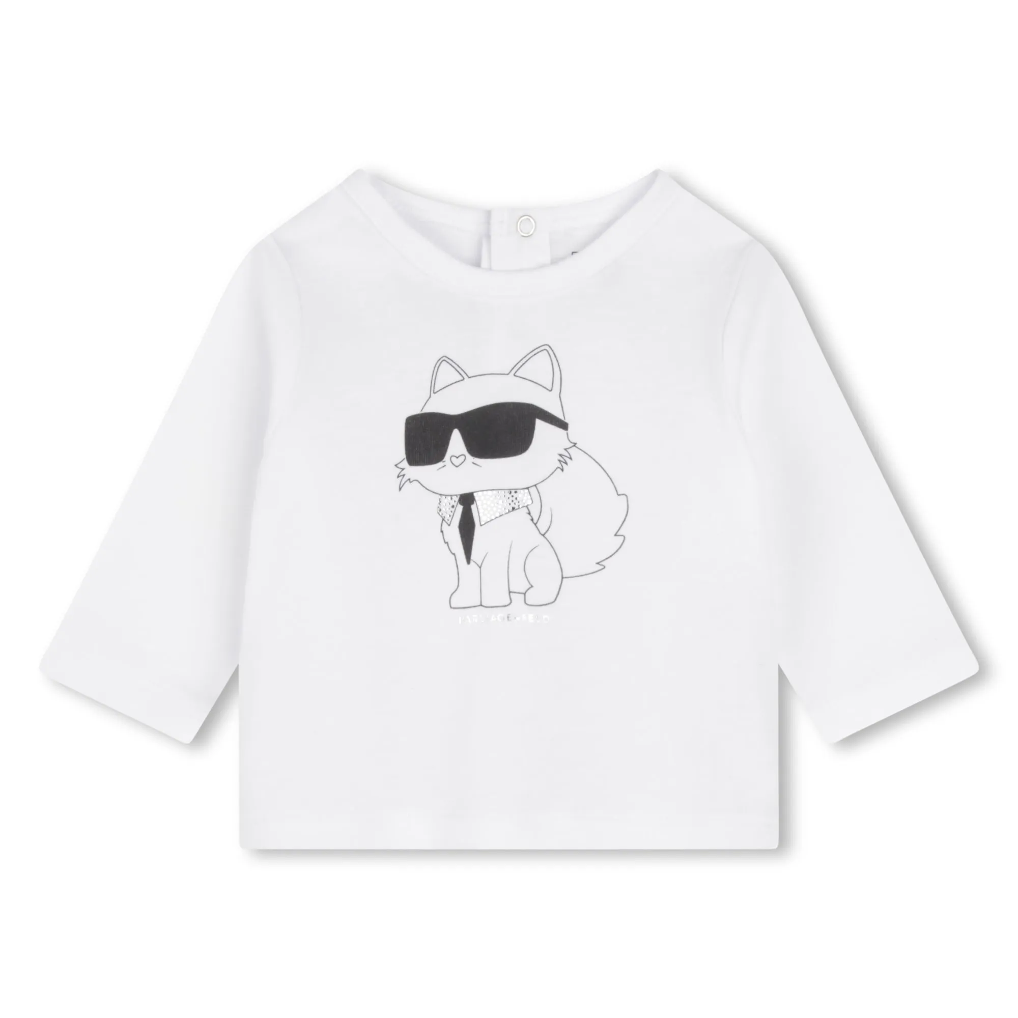 Rose Baby Choupette Long Sleeve Tee Jogging Set