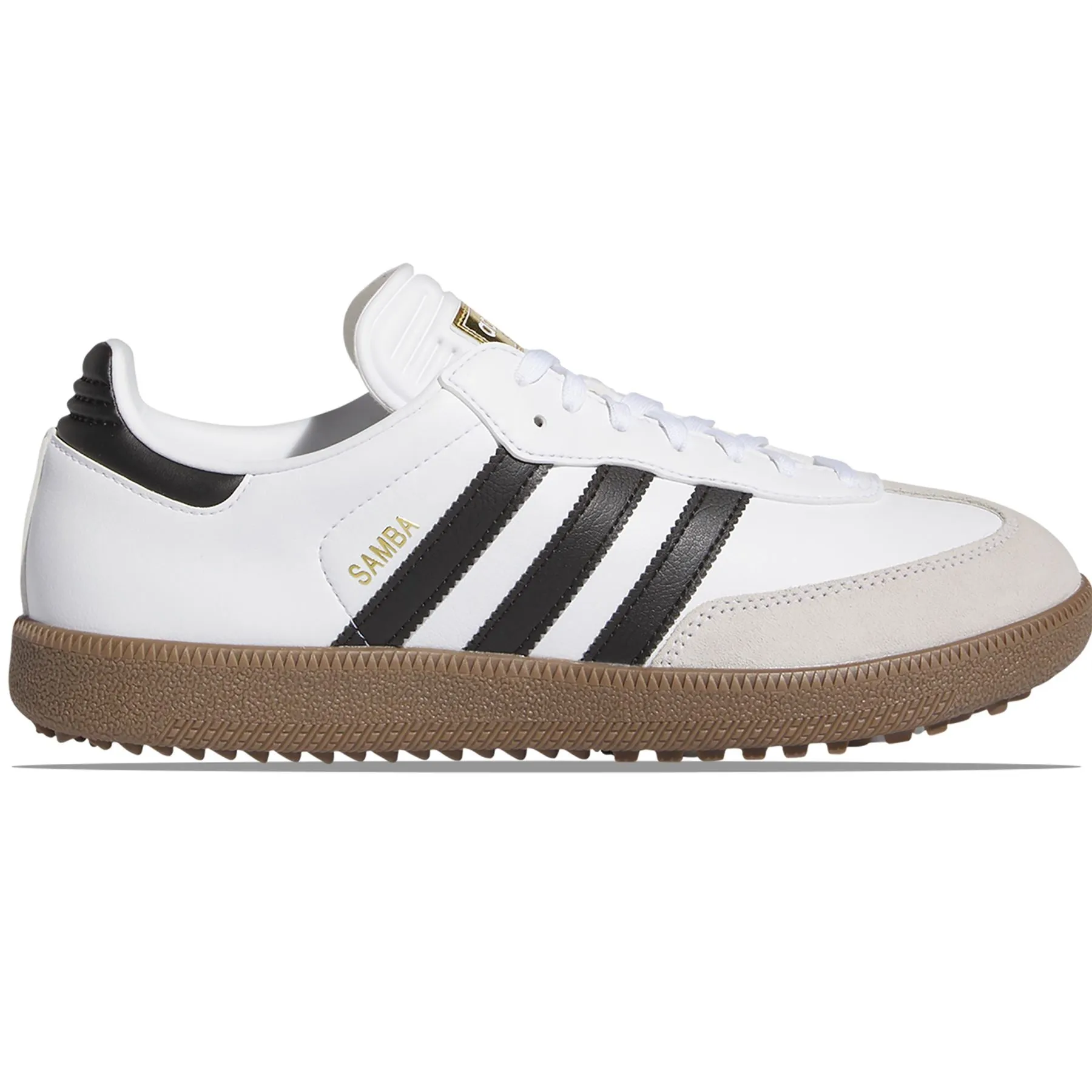 Samba Spikeless Golf Shoes White/Black - 2025