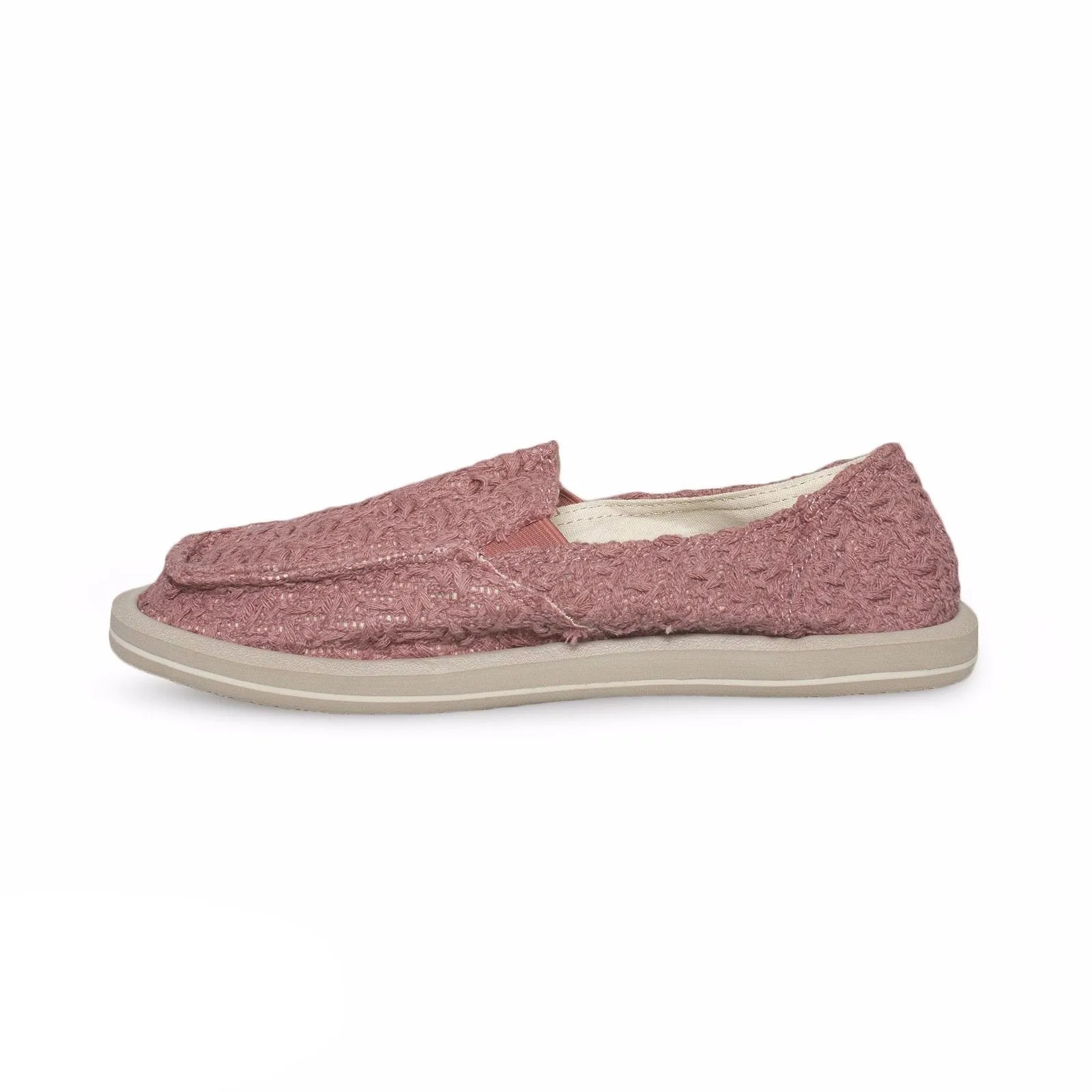 Sanuk Donna Knit Stitch Rose Shoes