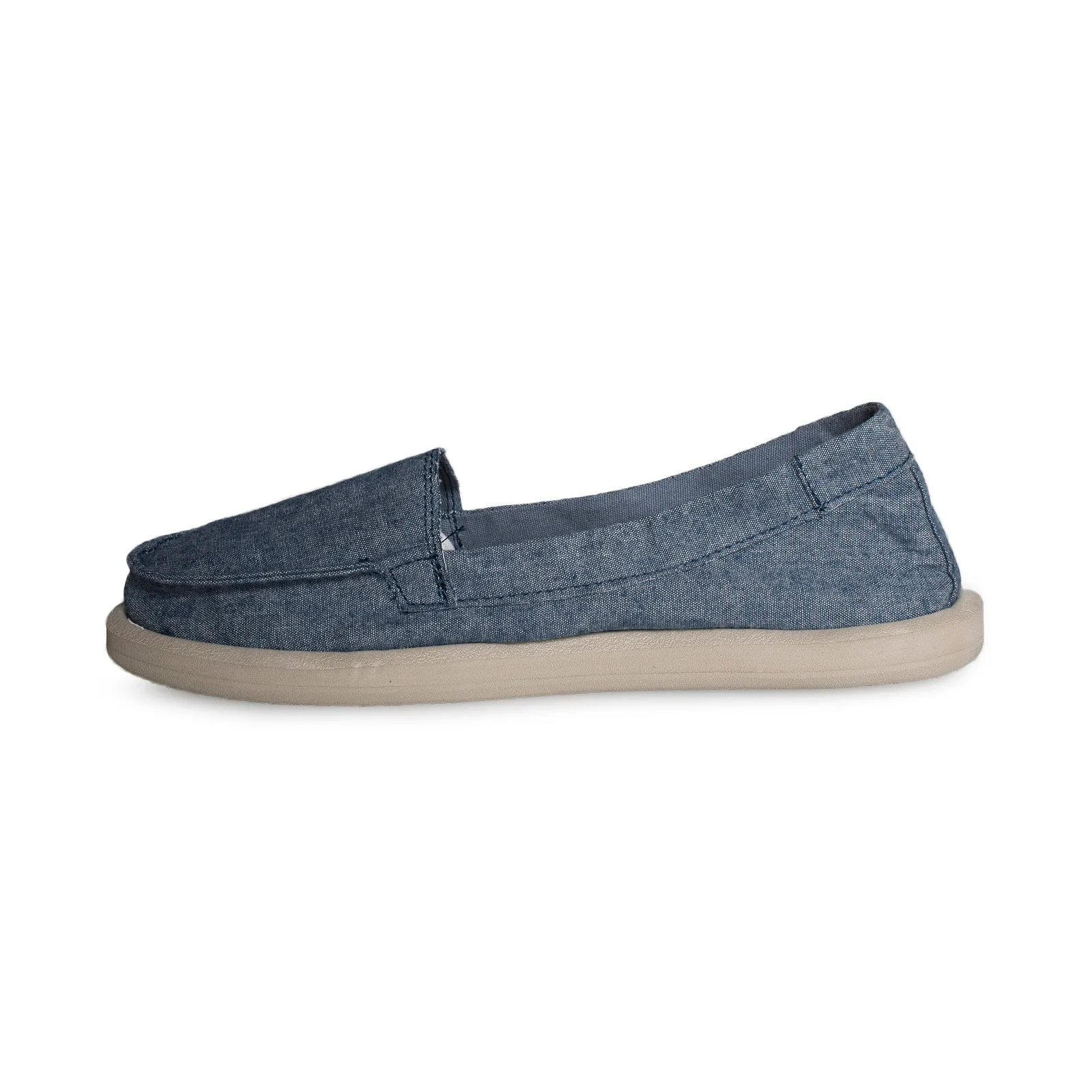 SANUK Shorty TX Slate Blue Chambray Shoes - Women's