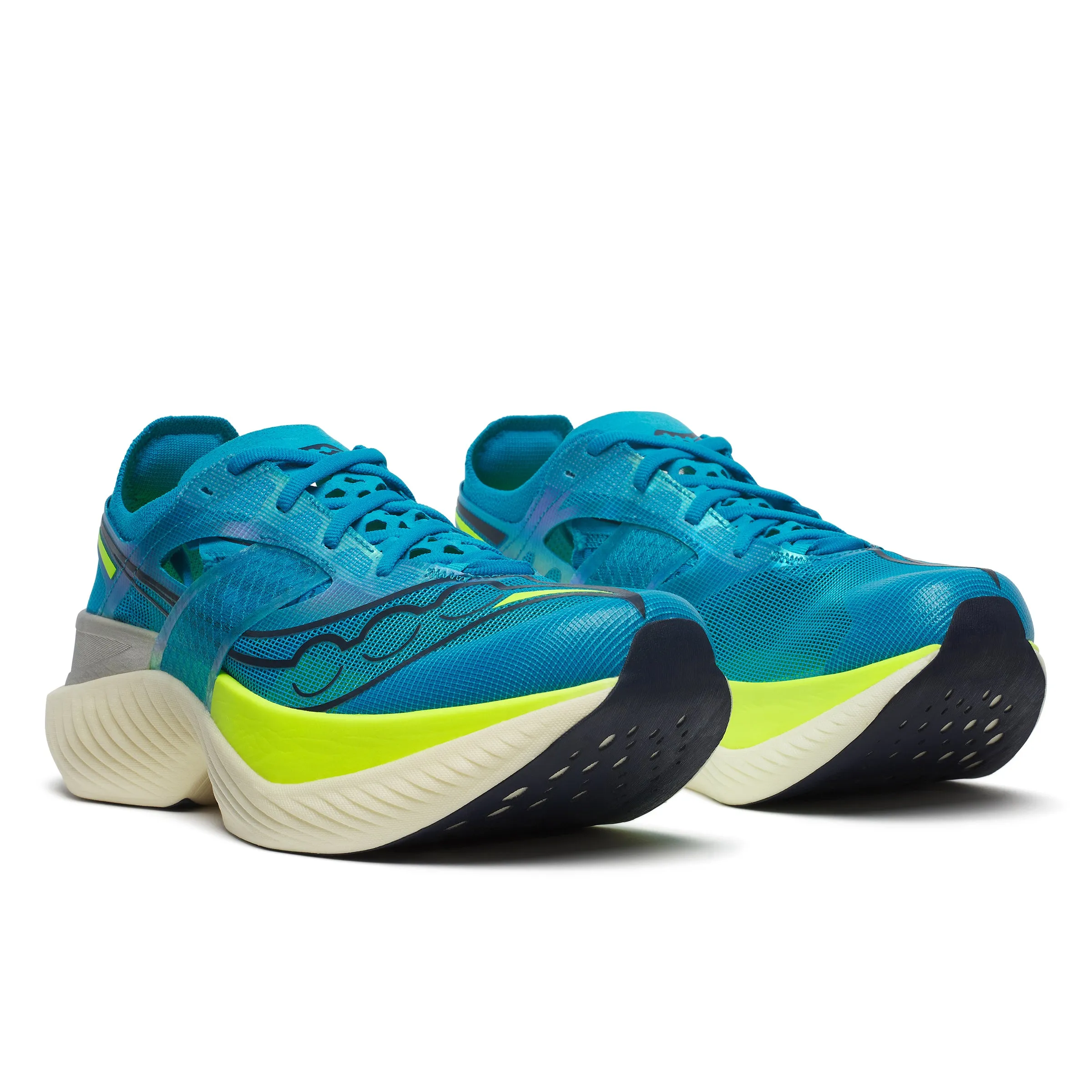 Saucony Men's Endorphin Elite Running Shoes Viziblue / Citron