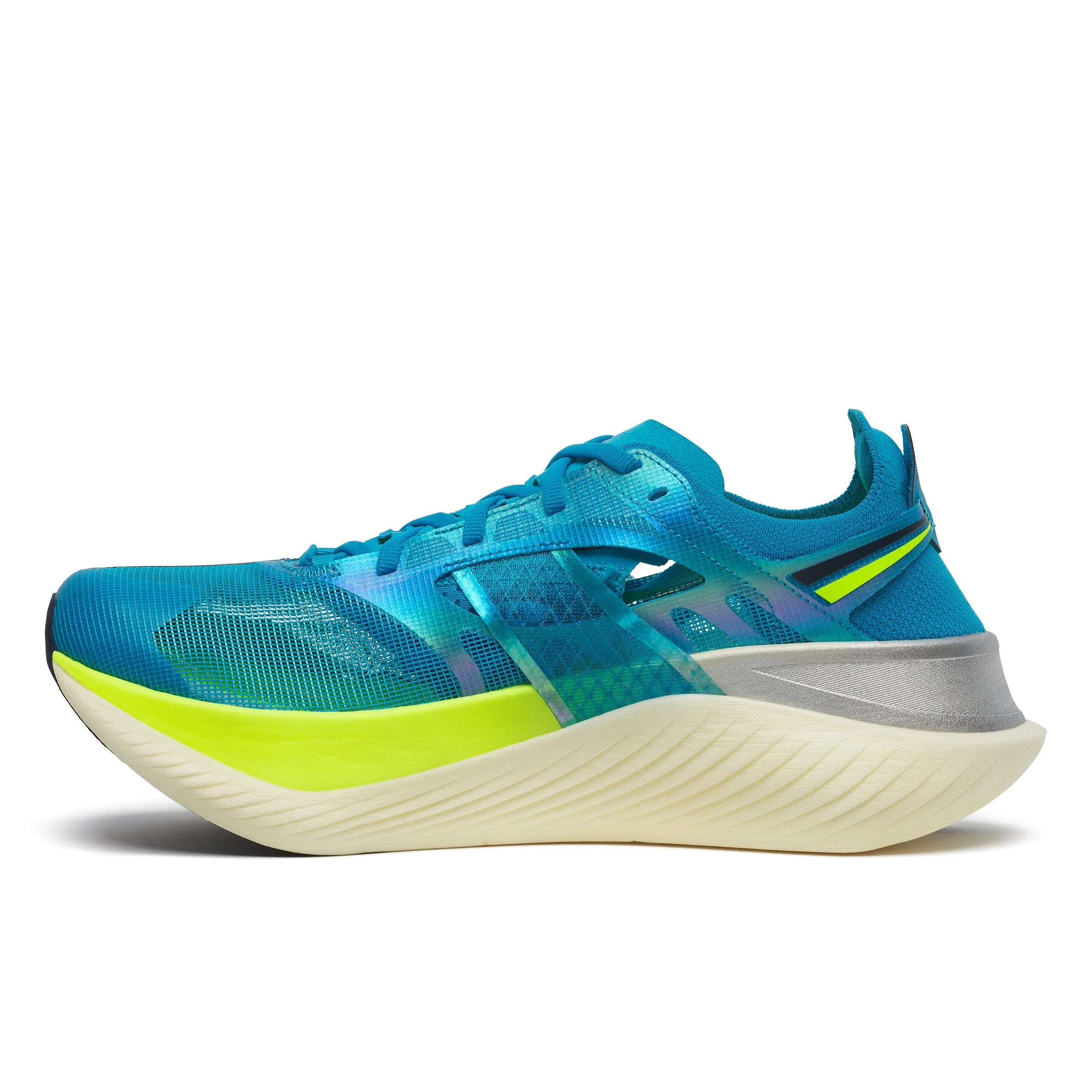 Saucony Men's Endorphin Elite Running Shoes Viziblue / Citron