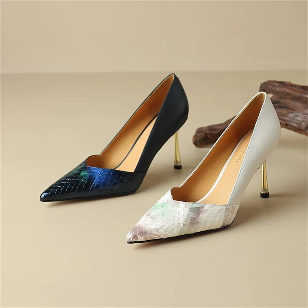 Serpentine Allure High Heels