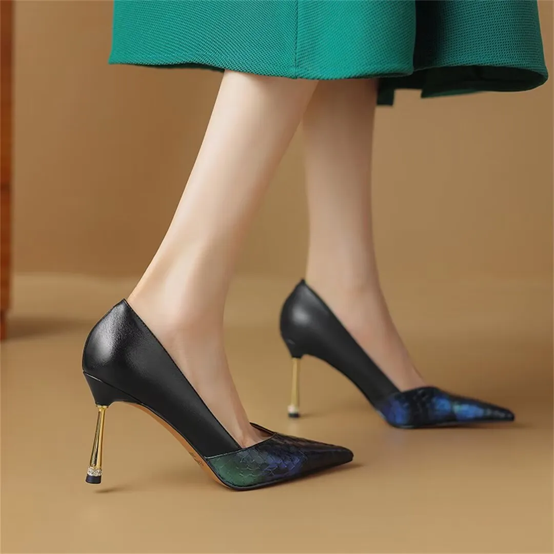 Serpentine Allure High Heels