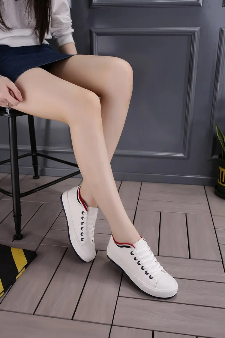 SH230 - Classic Women's Low Flat Canvas Shoes