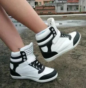 Shoes Woman Breathable High Top LANSHITINA