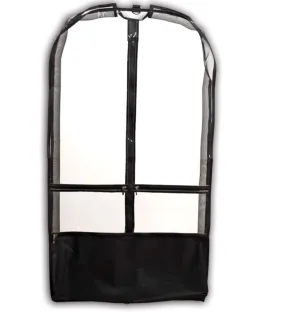 Short Garment Bag w/ Gusset- Black