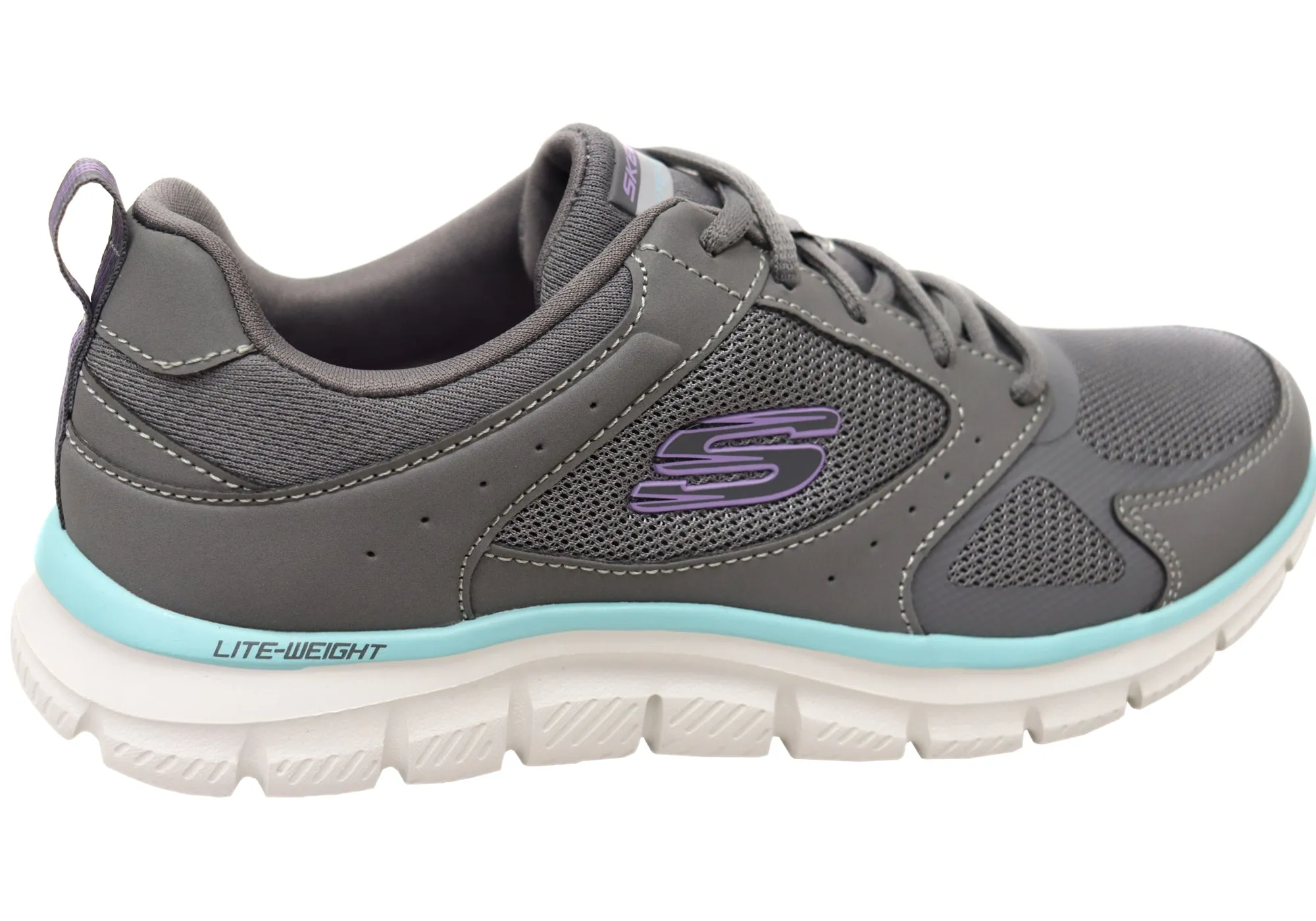 Skechers Womens Track Grand Scene Comfortable Memory Foam Shoes