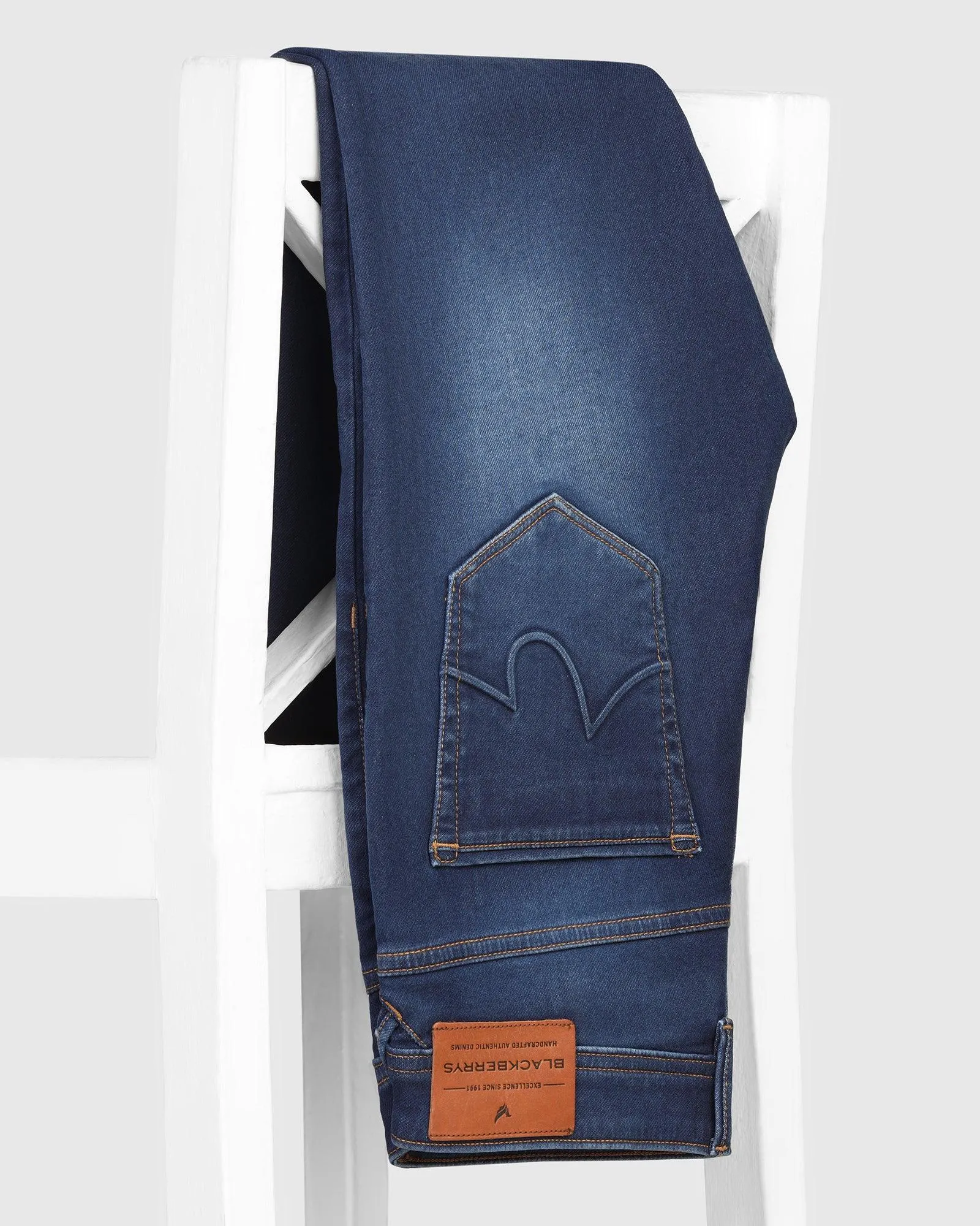 Slim Yonk Fit Indigo Blue Jeans - Kevin