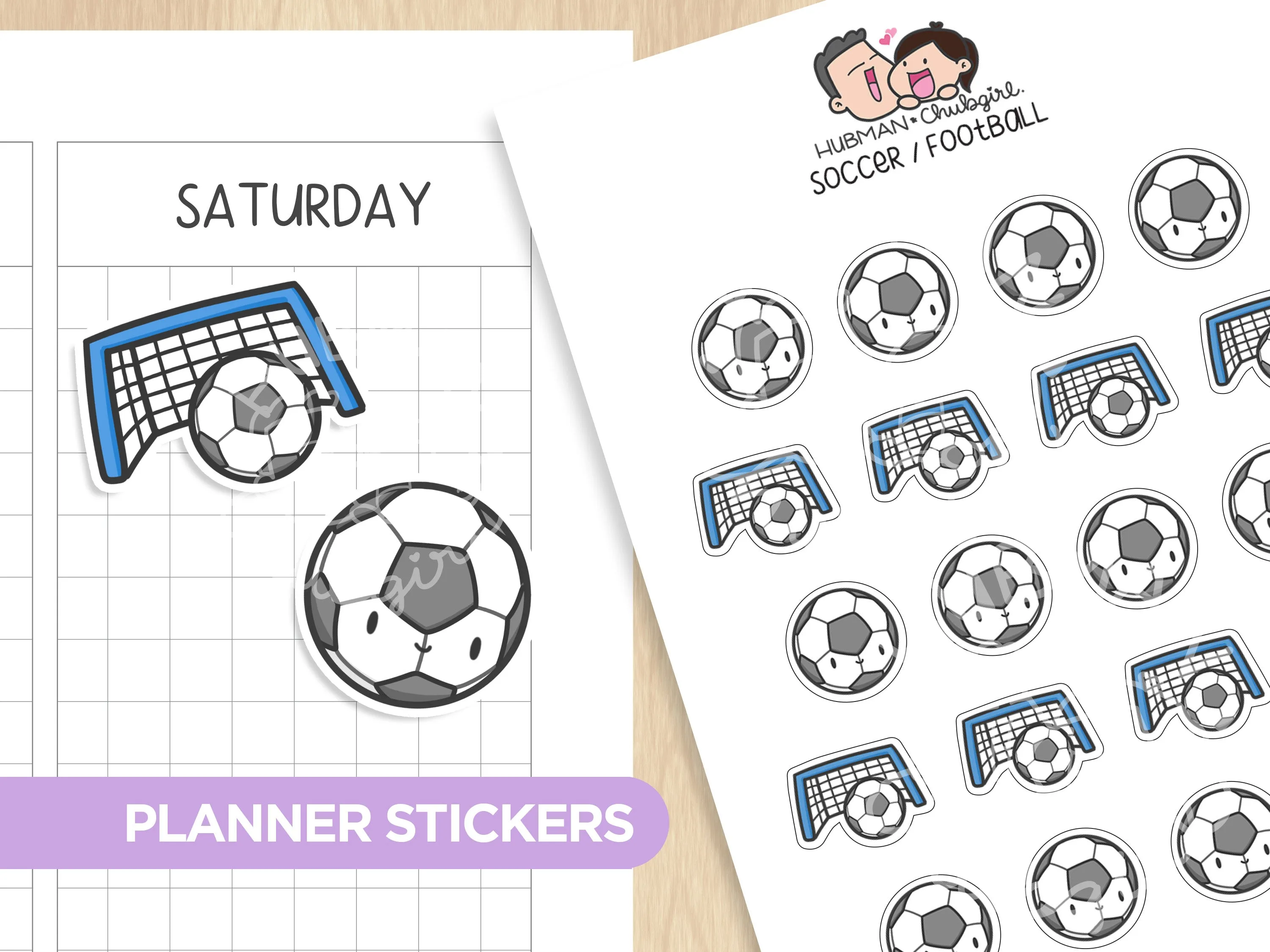 Soccer / Football Planner Stickers