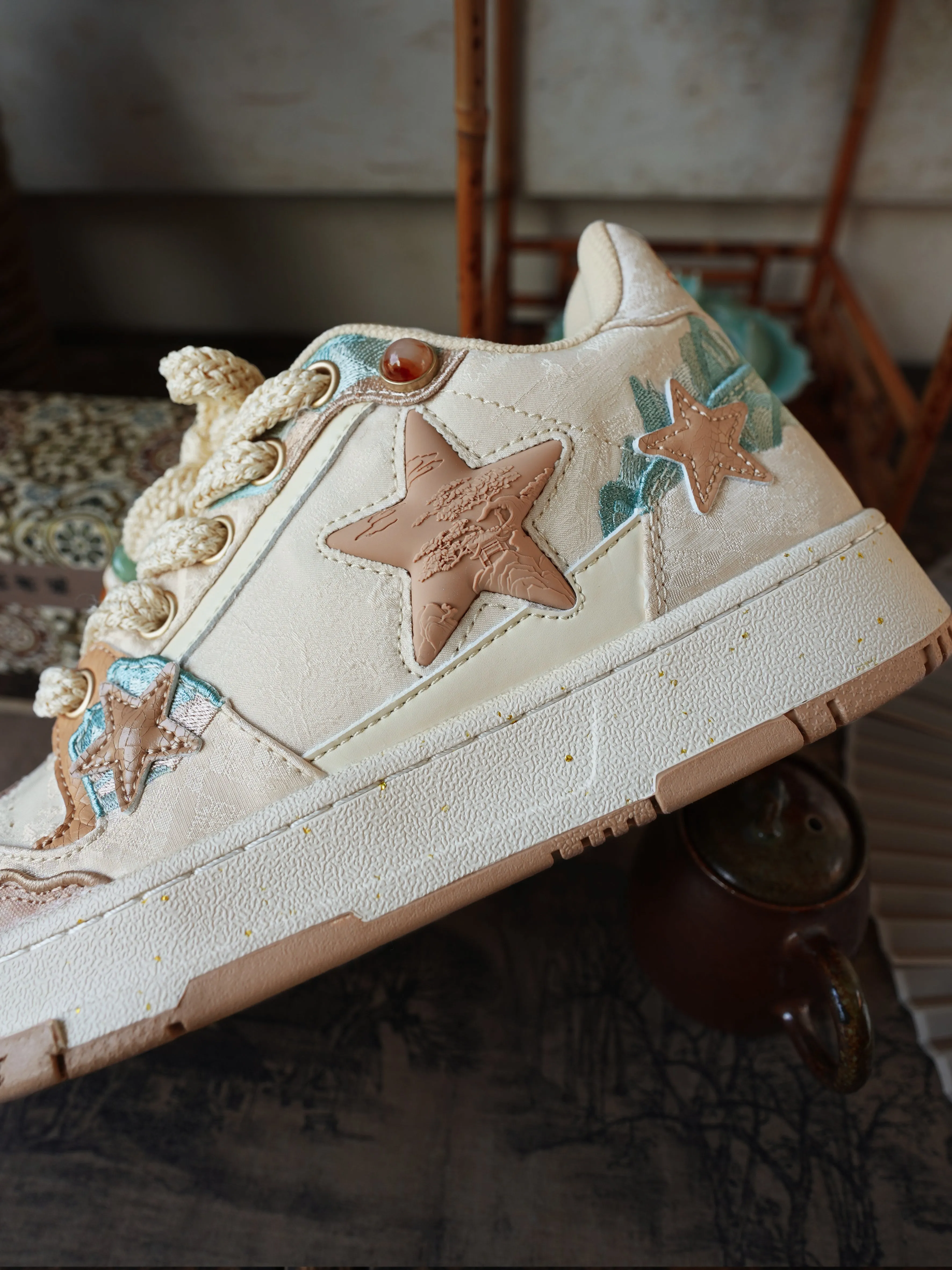 Star Sneakers-Qingming Festival Riverside Scene