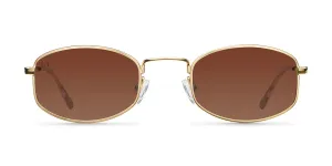 Sunglasses Suku Gold Kakao