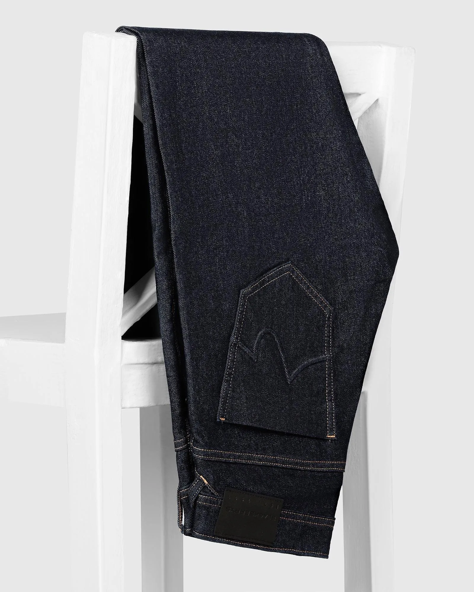 Super Clean Slim Comfort Buff Fit Indigo Blue Jeans - Callum