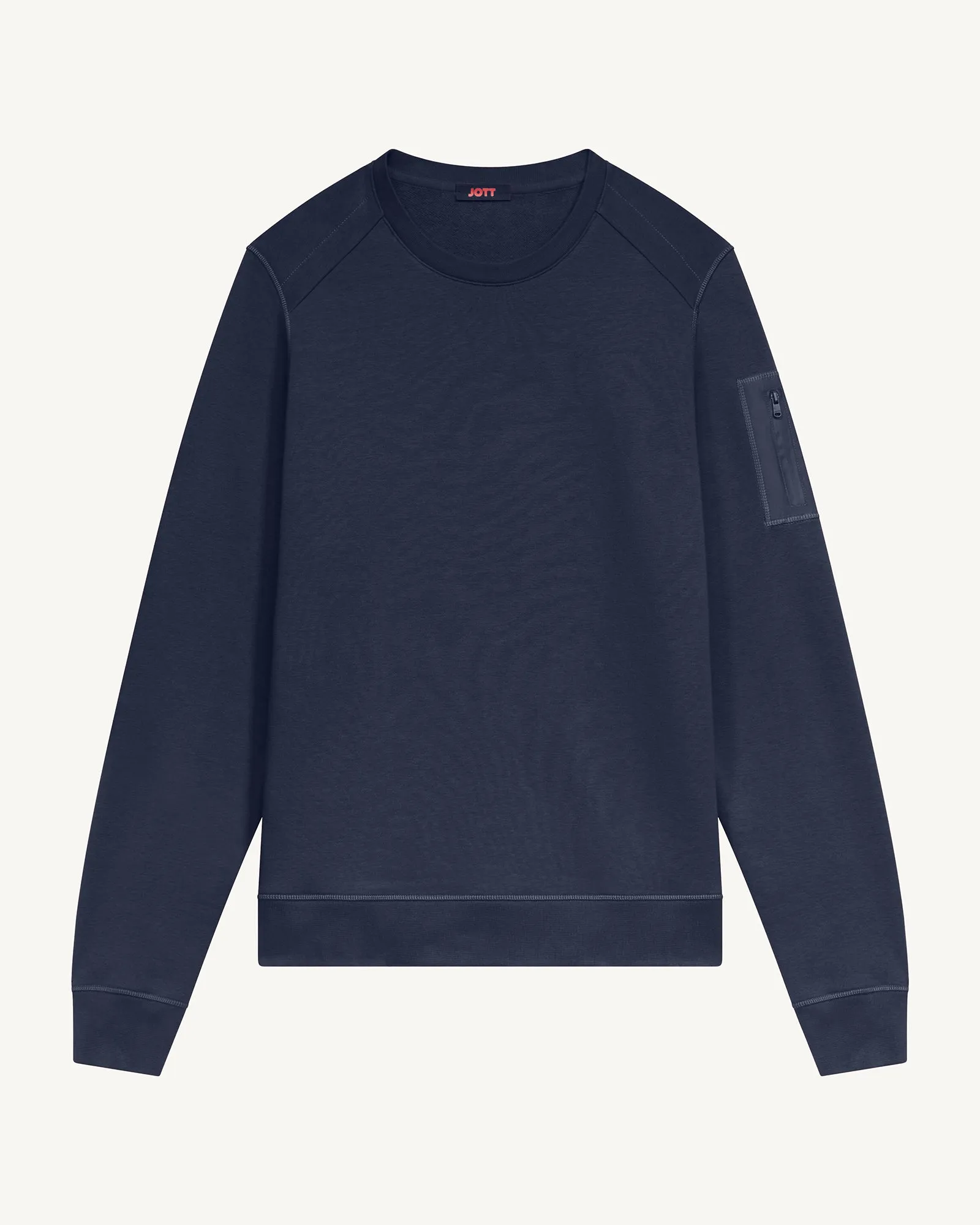 Sweat col rond en coton Marine Ulysse