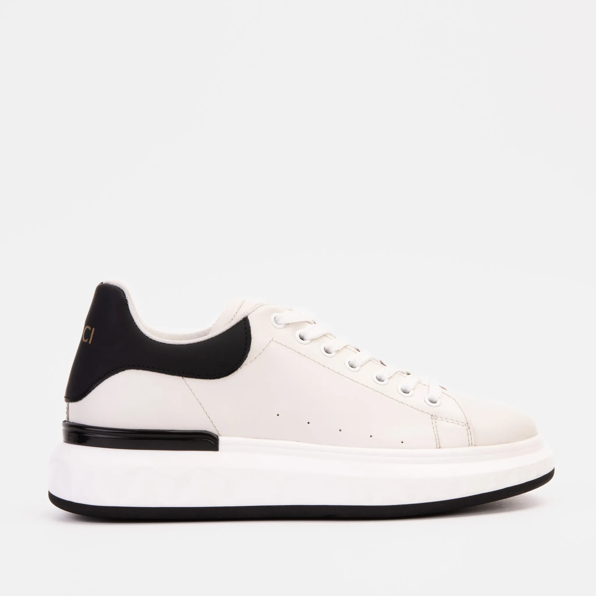 The Linq White Leather Men Sneaker