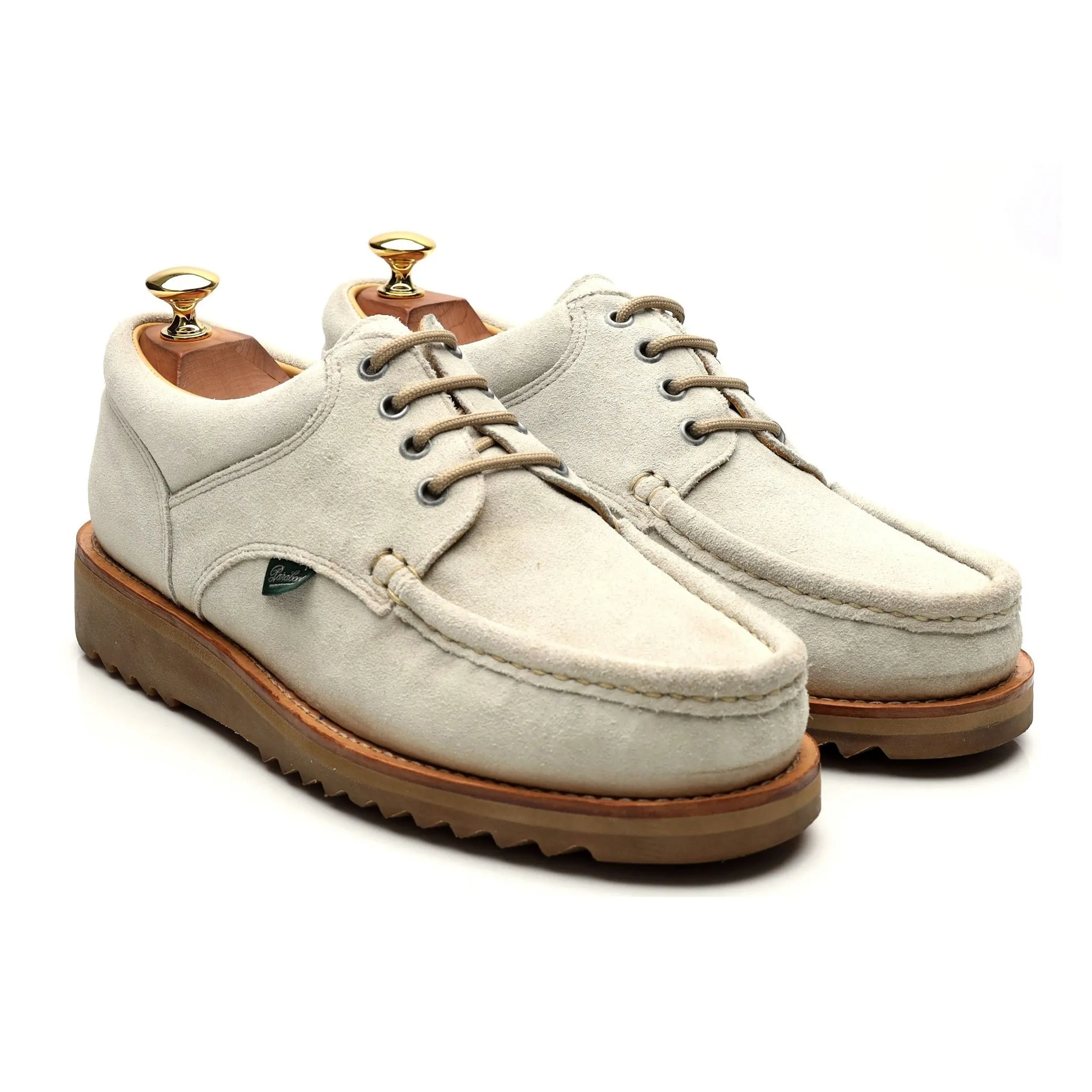 'Thiers' Cream Suede Deck Shoes UK 9