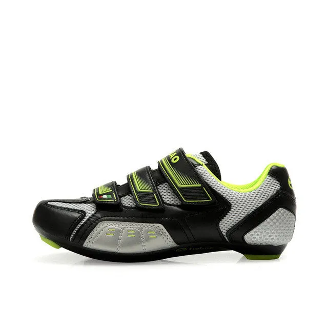 Tiebao R943 Outdoor Athletic Racing Road Cycling Shoes, AutoLock/SelfLock Bike Shoes, SPD/SL/LOOK-KEO Cleated Bicycle Shoes