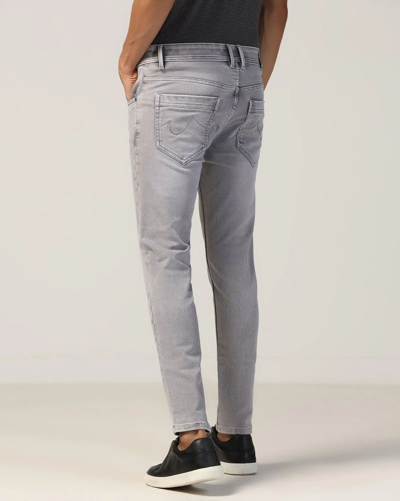 Ultrasoft Skinny Cropped Fiji Fit Grey Jeans - Godric