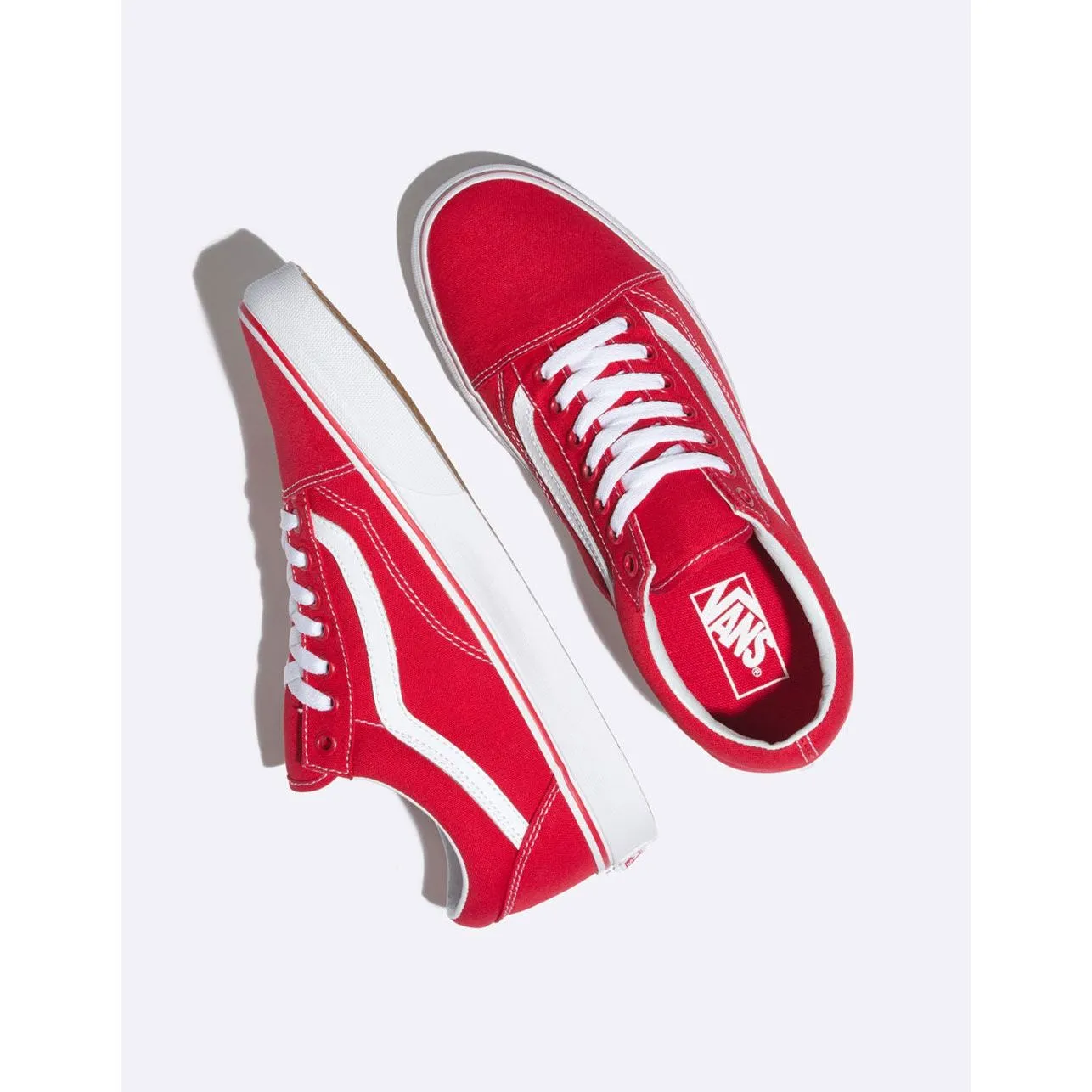 Vans Unisex Old Skool Formula One Shoes - Red / White