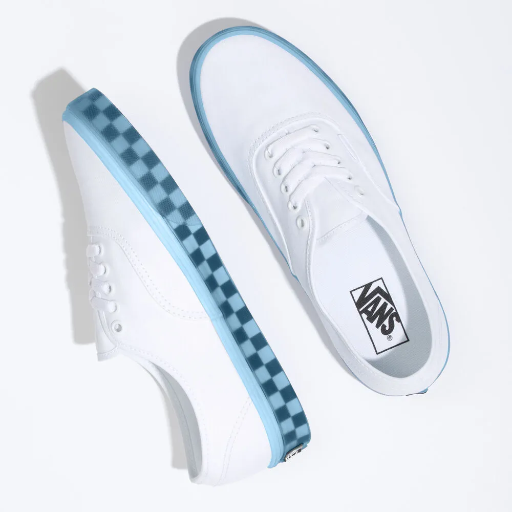 Vans Unisex Translucent Authentic Shoes - True White / Delicate Blue