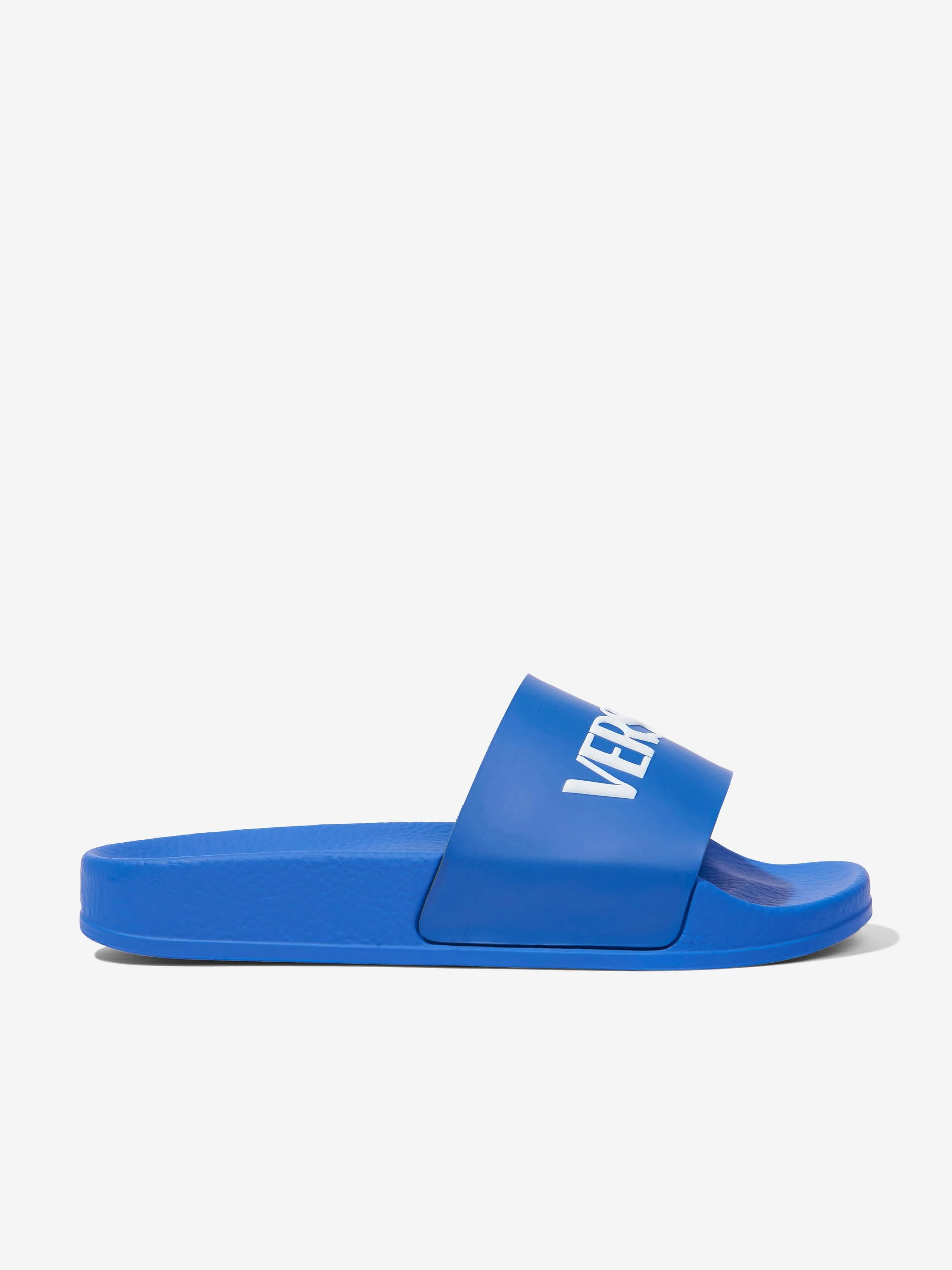 Versace Boys Logo Sliders in Blue