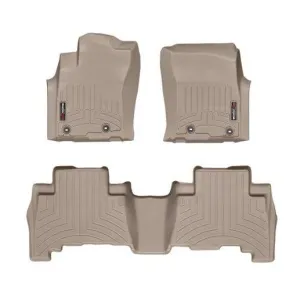 WeatherTech Front & Rear DigitalFit FloorLiner | Tan - 2010  Toyota 4Runner