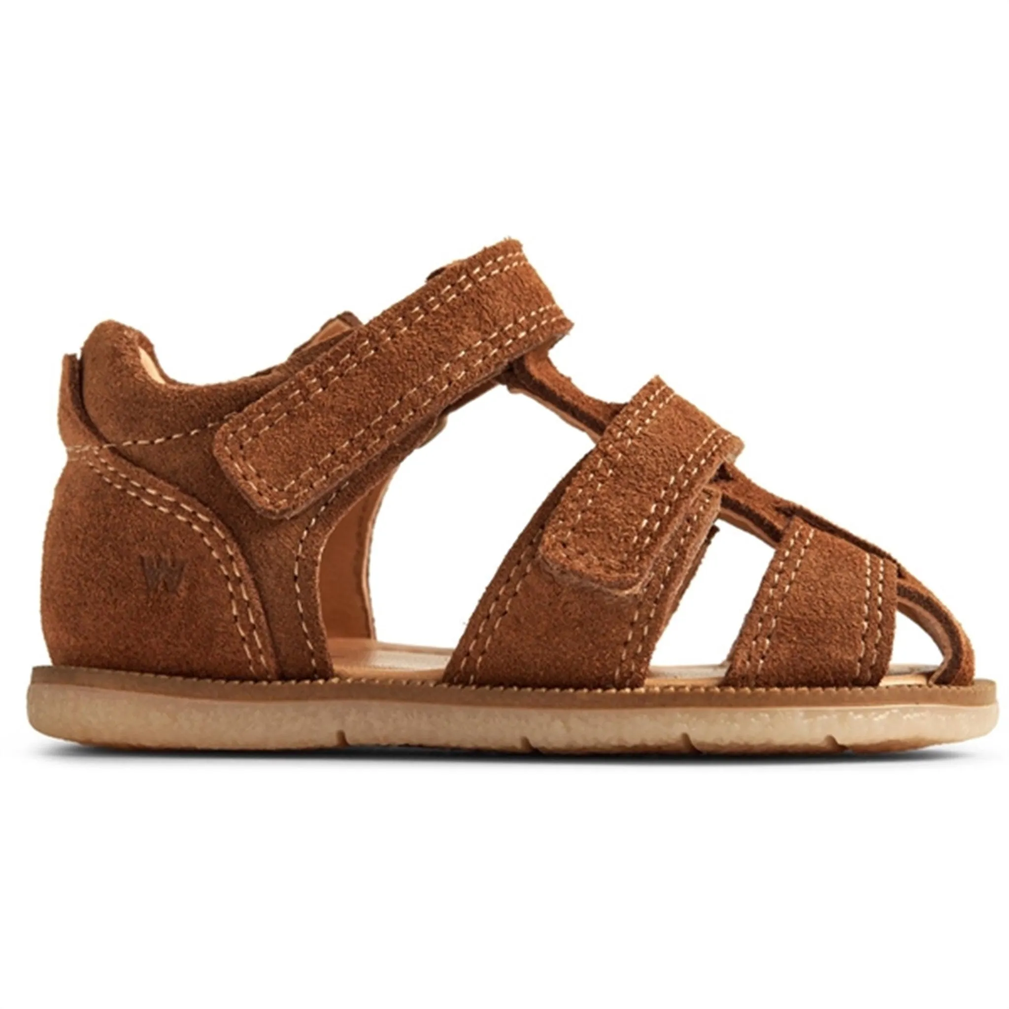 Wheat Sandal Closed Toe Baya Cognac