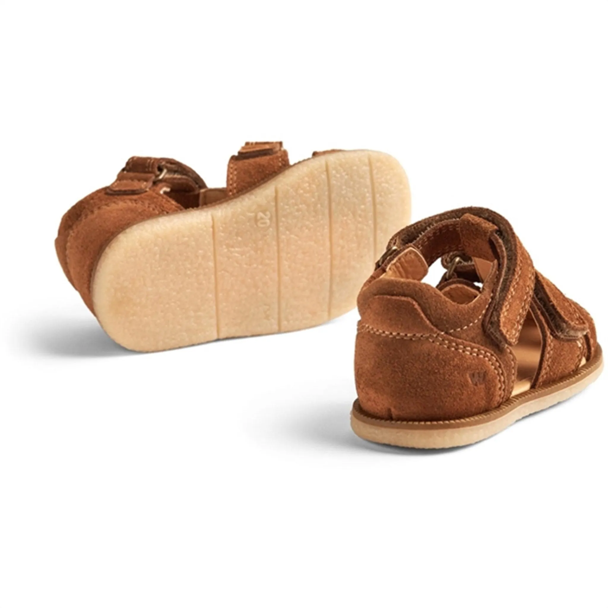 Wheat Sandal Closed Toe Baya Cognac