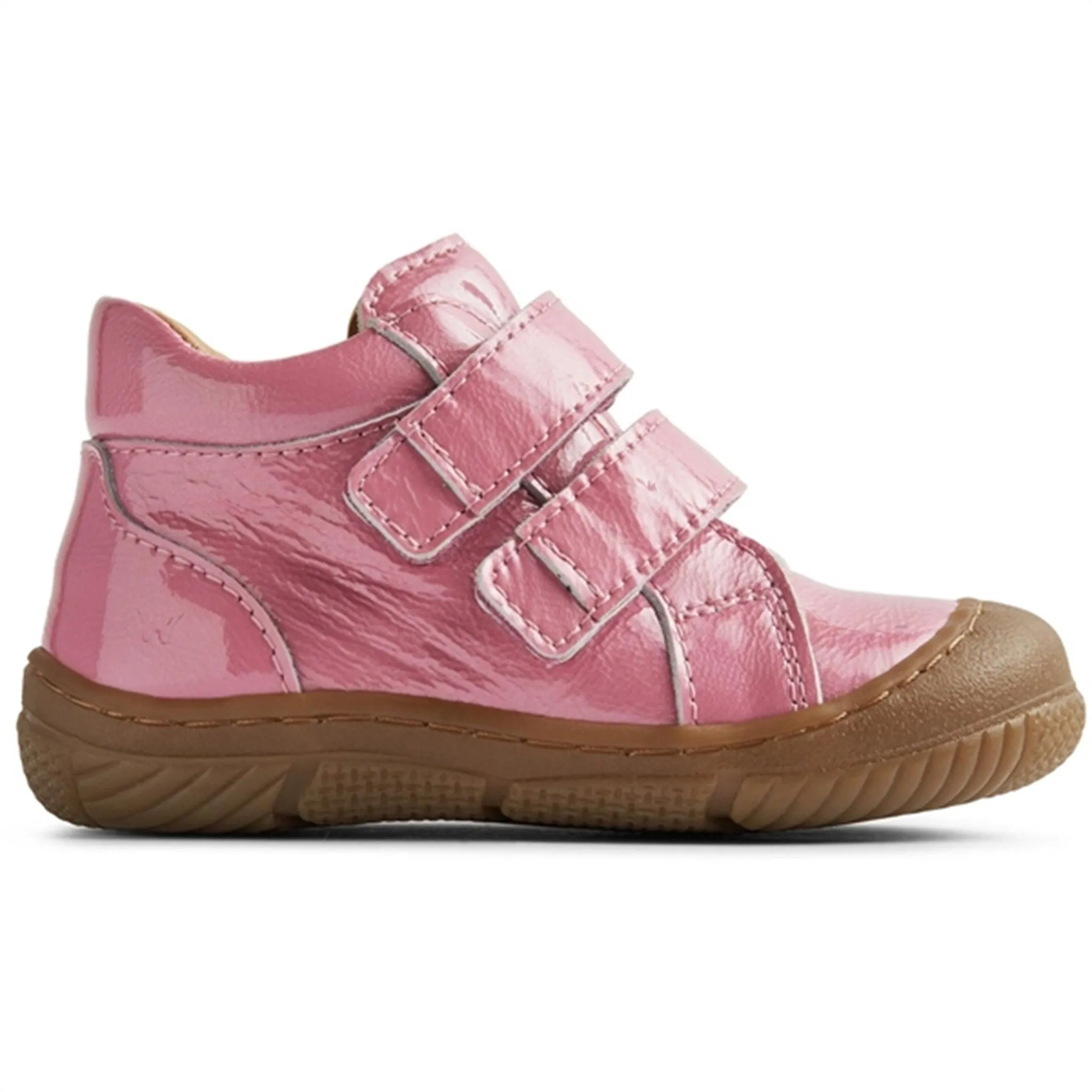 Wheat Shoe Double Velcro Ivalo Patent Pink