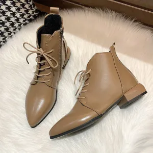 Women Ankle Boots British Style