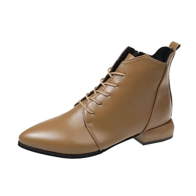 Women Ankle Boots British Style