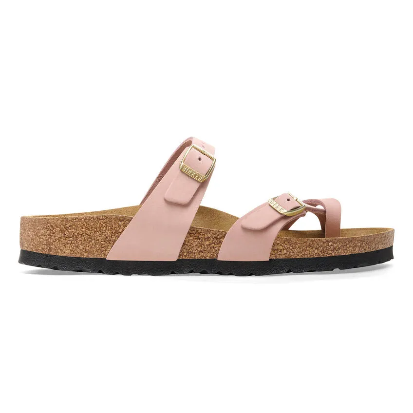 Women's Birkenstock Mayari Nubuck Leather 1026608B Color: Soft Pink