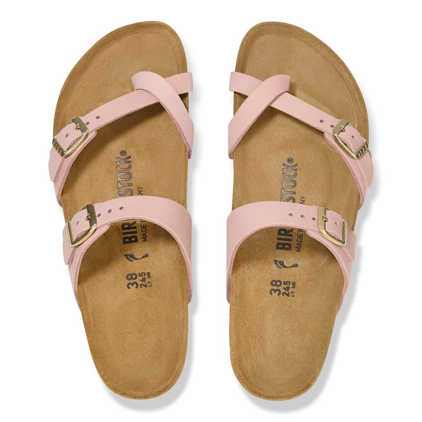 Women's Birkenstock Mayari Nubuck Leather 1026608B Color: Soft Pink