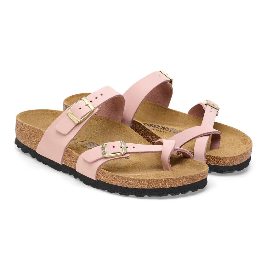 Women's Birkenstock Mayari Nubuck Leather 1026608B Color: Soft Pink