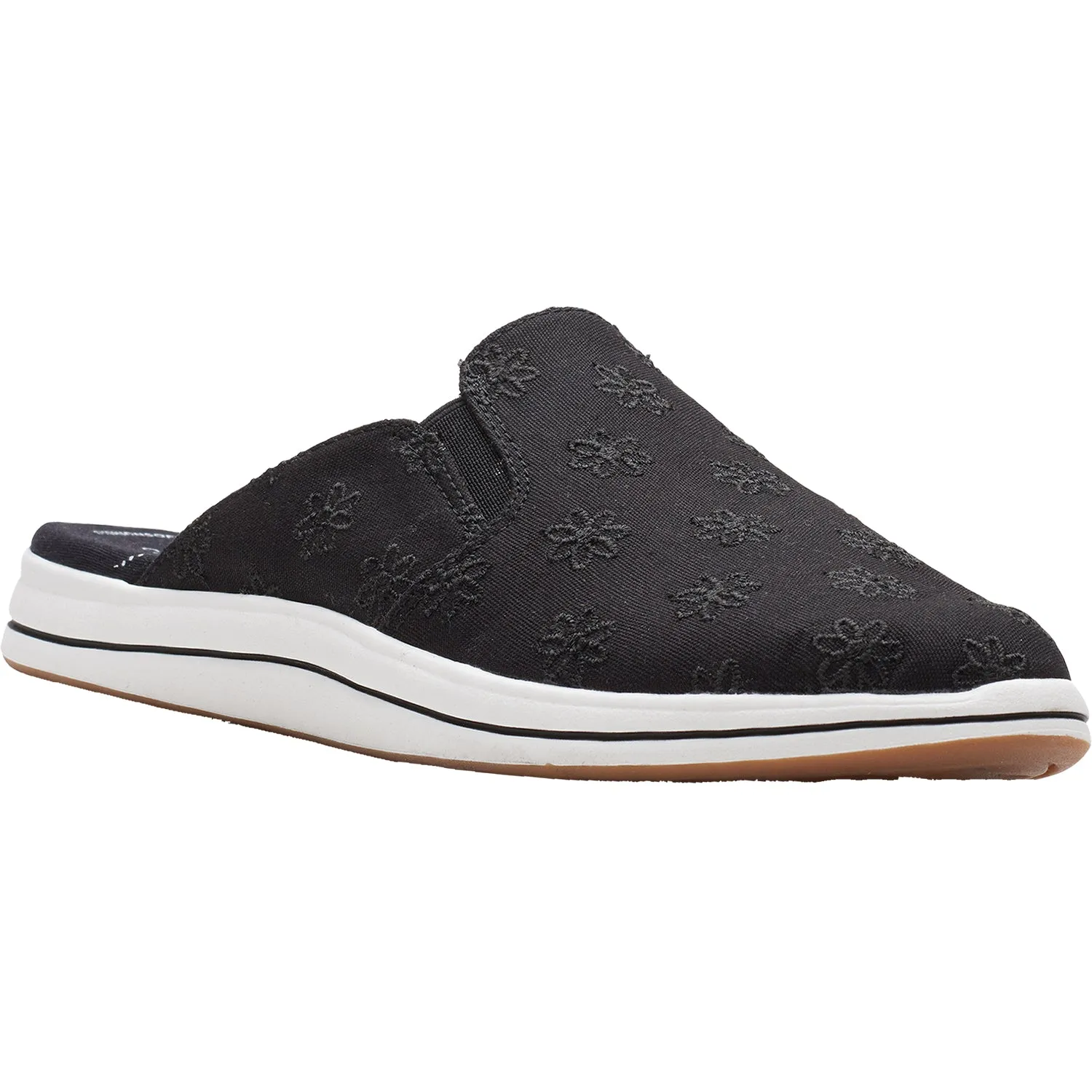 Women's Clarks Breeze Shore Black Floral Canvas