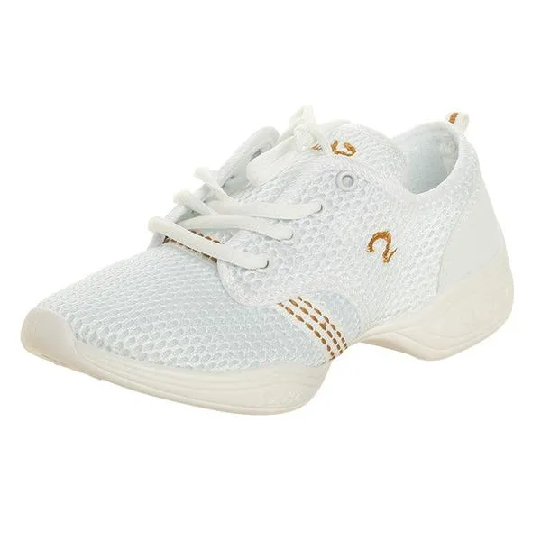 Women's Fabric Sneakers Sneakers With Lace-up Dance Shoes