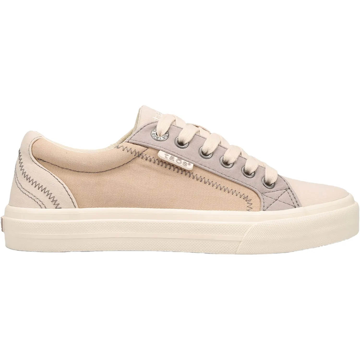 Women's Taos Plim Soul Ecru/Tan Multi Canvas